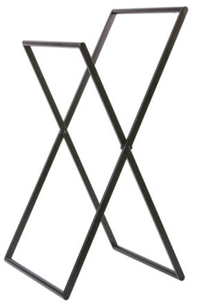 Faltbarer Handtuchhalter „Icon“ aus Edelstahl 45 x 84 cm - Schwarz