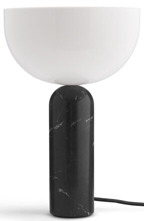 Edle Tischlampe „Kizu“ Large, mit schwarzem Marmorfuss