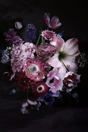 Acrylglasbild „Schönes Blütenbouqet“ 120 x 80 cm
