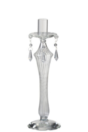Luxuriöser Kerzenhalter „PEARLS“ aus Glas