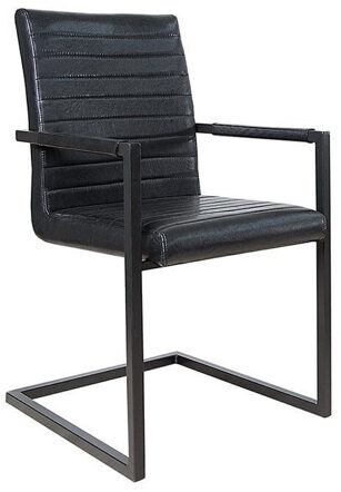 Freischwinger Stuhl „Loft“ - Schwarz