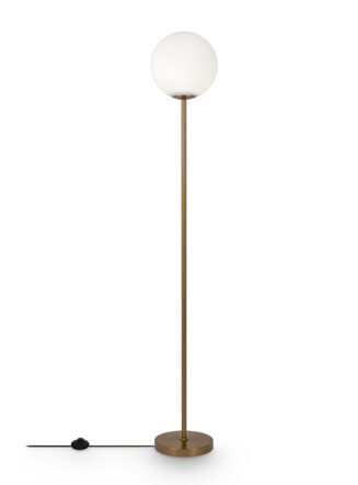 Stehlampe „Ring“ Gold Ø 25/ H 155 cm