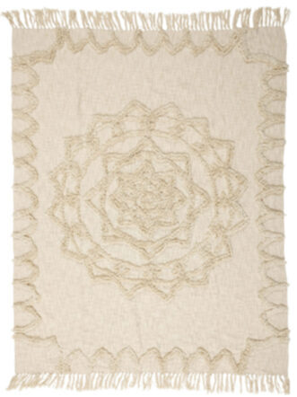Decke „Lotus“ aus 100% Bio-Baumwolle 140 x 200 cm