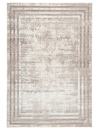 Hochwertiger Designer Teppich „Paris 502“, Taupe