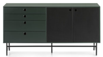 Sideboard Punto Dark Green 150 x 77 cm