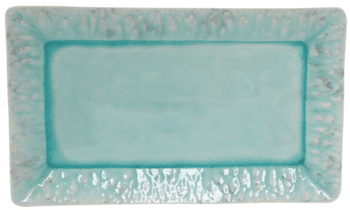 Grosse Servierplatte „Madeira“ 40.4 x 24 cm - Blau