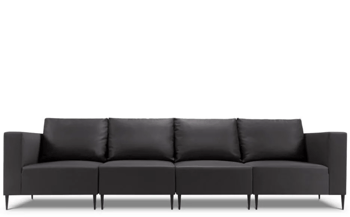 4-Sitzer Outdoor-Sofa „Fiji“ - Schwarz