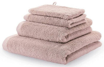 Jacquard gewebtes Handtuch London Dusty Pink - in verschiedenen Grössen