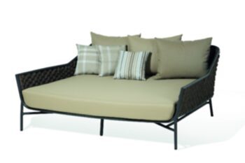Outdoor Rope Daybed Panama - Anthrazit/Braun