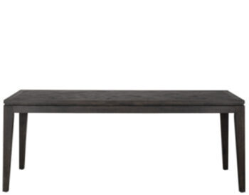 Rechteckiger Massivholz Esstisch Blackbone 200 x 90 cm