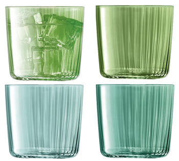 Mundgeblasene Gläser Gems Jade 310 ml (4er-Set)