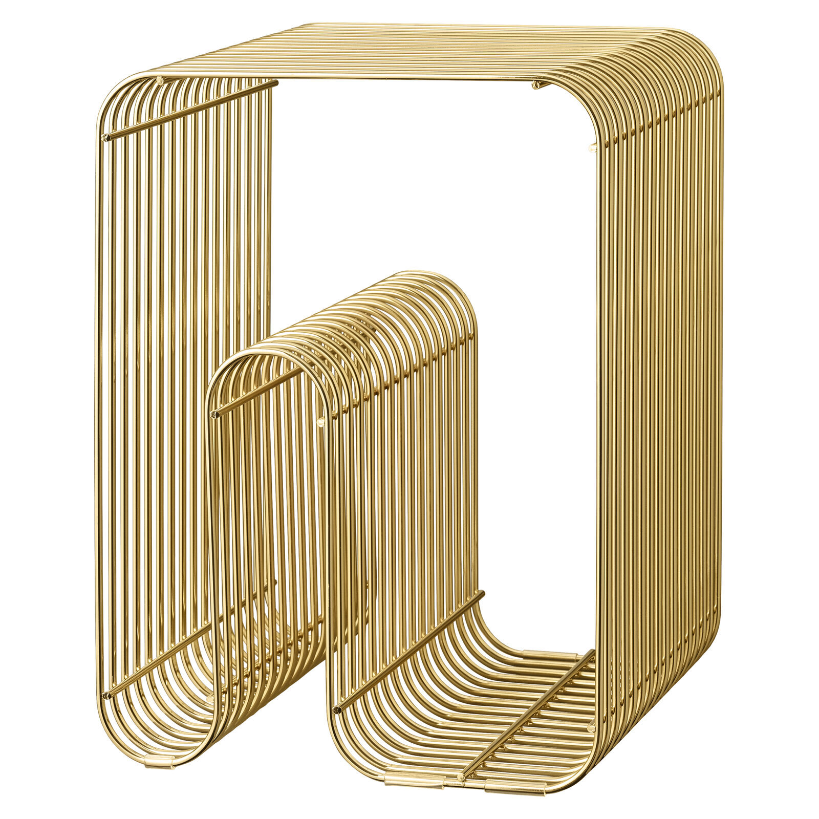 Multifunktionaler Hocker „Curva“ - Gold