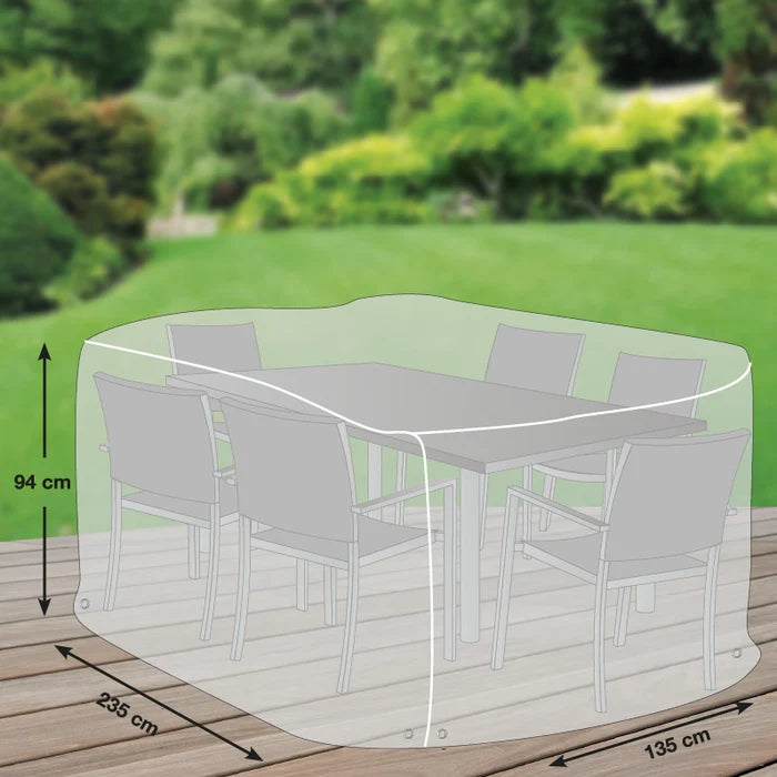 
Premium Schutzhülle „09“ für Sitzgruppe Rechteckig L, 235 x 135 cm
