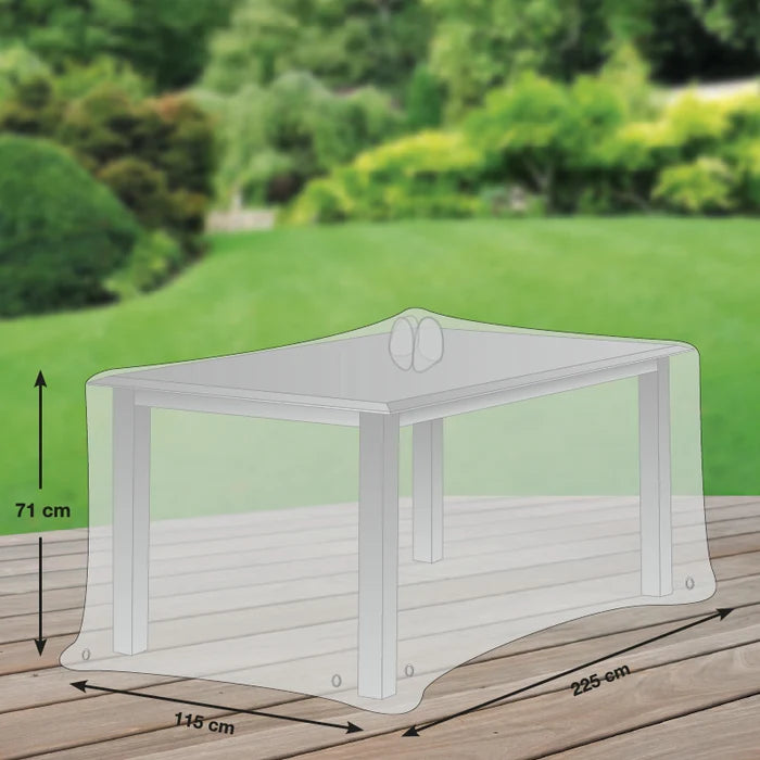 
Premium Schutzhülle „12“ für Gartentisch Rechteckig XL, 225 x 115 cm