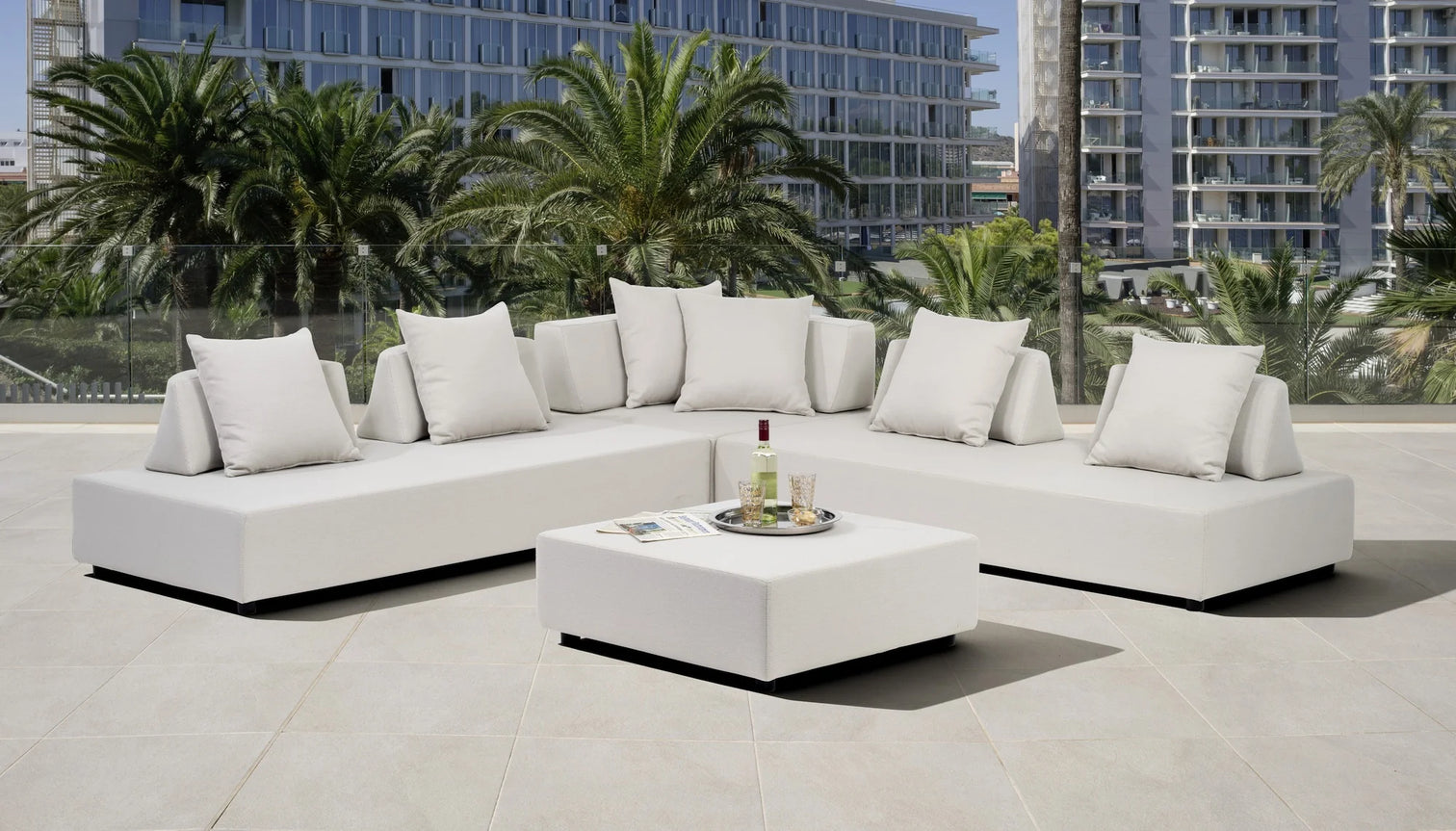 
Grand salon de jardin exclusif « Saint Tropez »