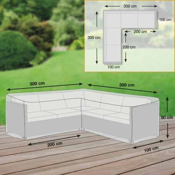 
Premium Schutzhülle „17“ für Garteneck-Lounge XXL, 300 x 300 cm