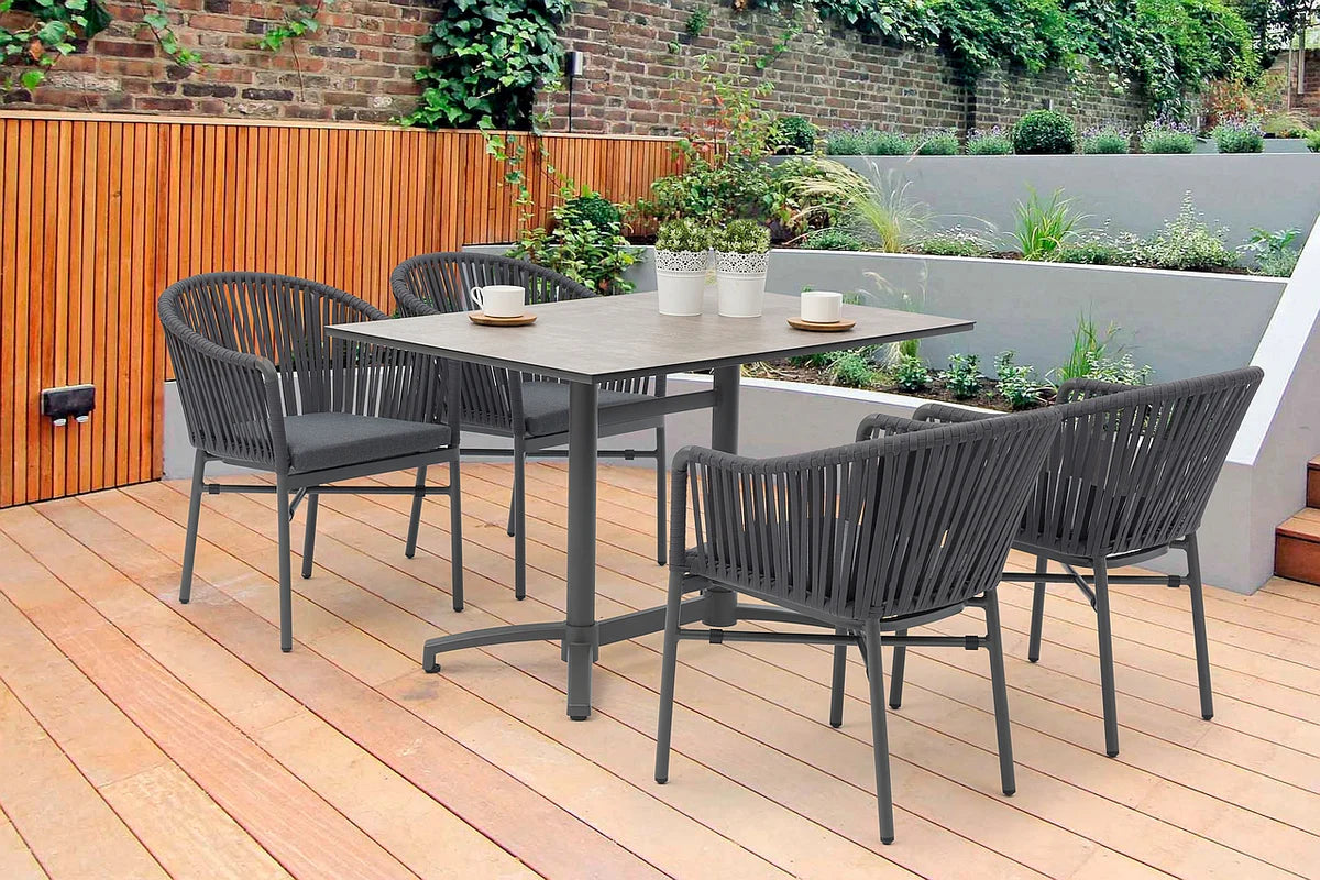 
Table de salle à manger d'extérieur de haute qualité « Bistro », différentes tailles - 120 x 80 cm
