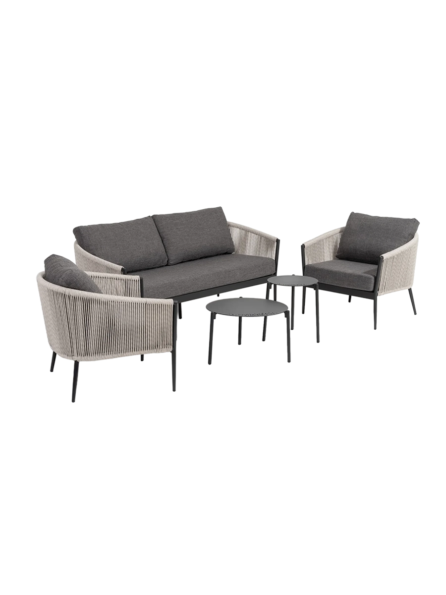 
Ensemble de mobilier de jardin 5 pièces « Mango »
