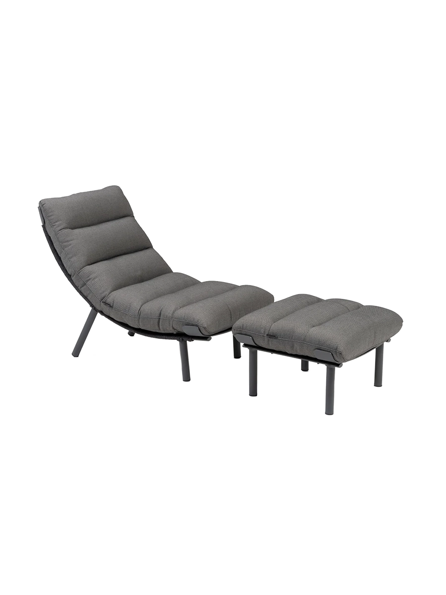
Ensemble de relaxation d'extérieur premium « Barbados » - Anthracite