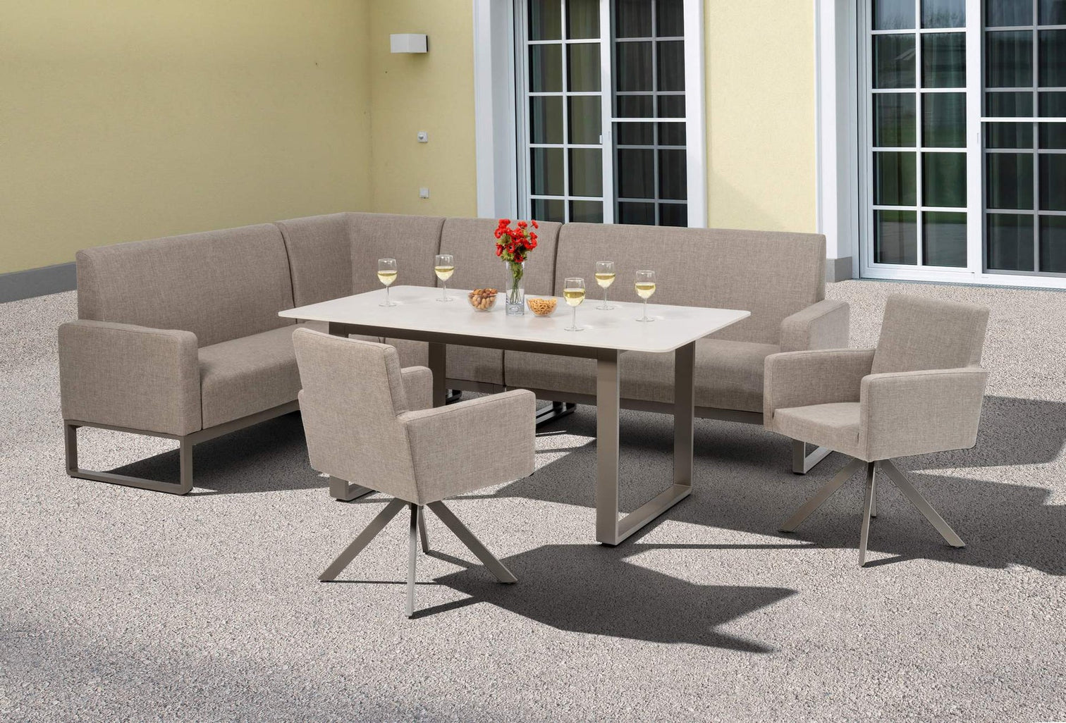 
Ensemble repas/salon de jardin haut de gamme « Carina »