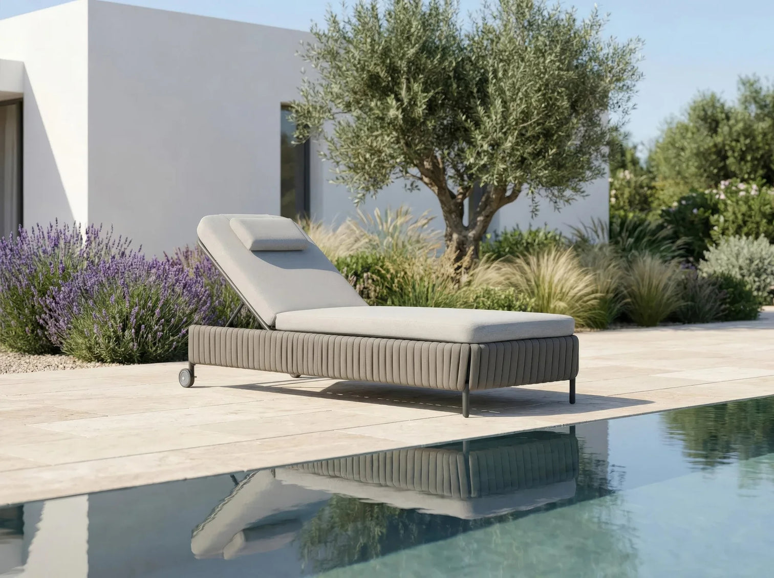 
Chaise longue de jardin premium « Nizza »
