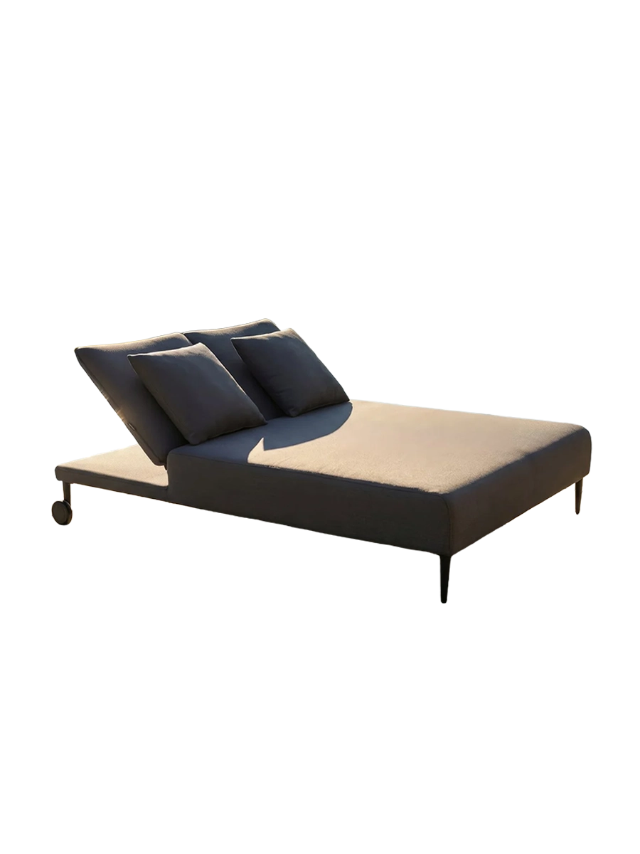 
Premium Double Lounger "Saint Tropez" - Anthracite