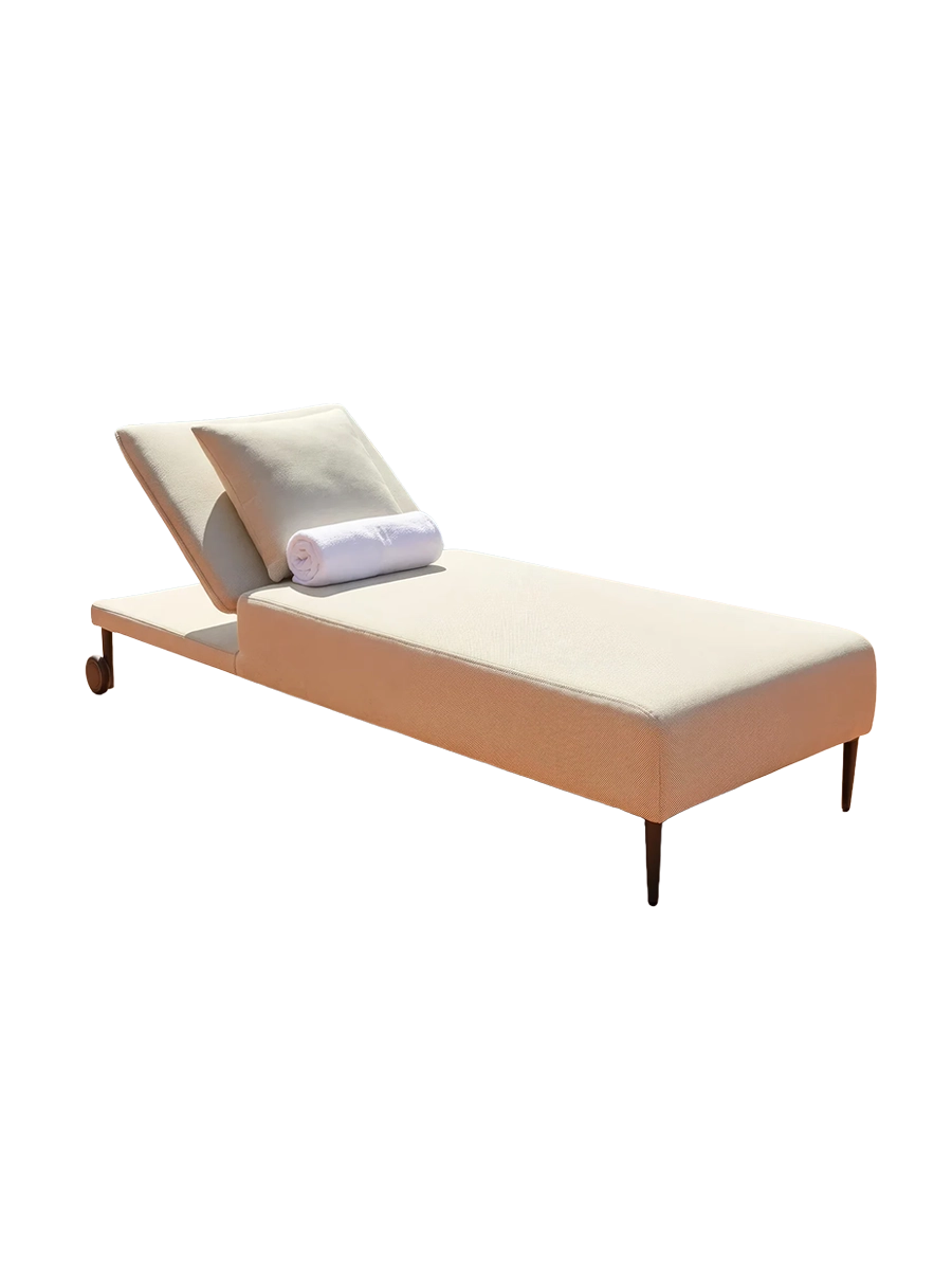 
Chaise longue de jardin Premium « Saint Tropez » - Crème