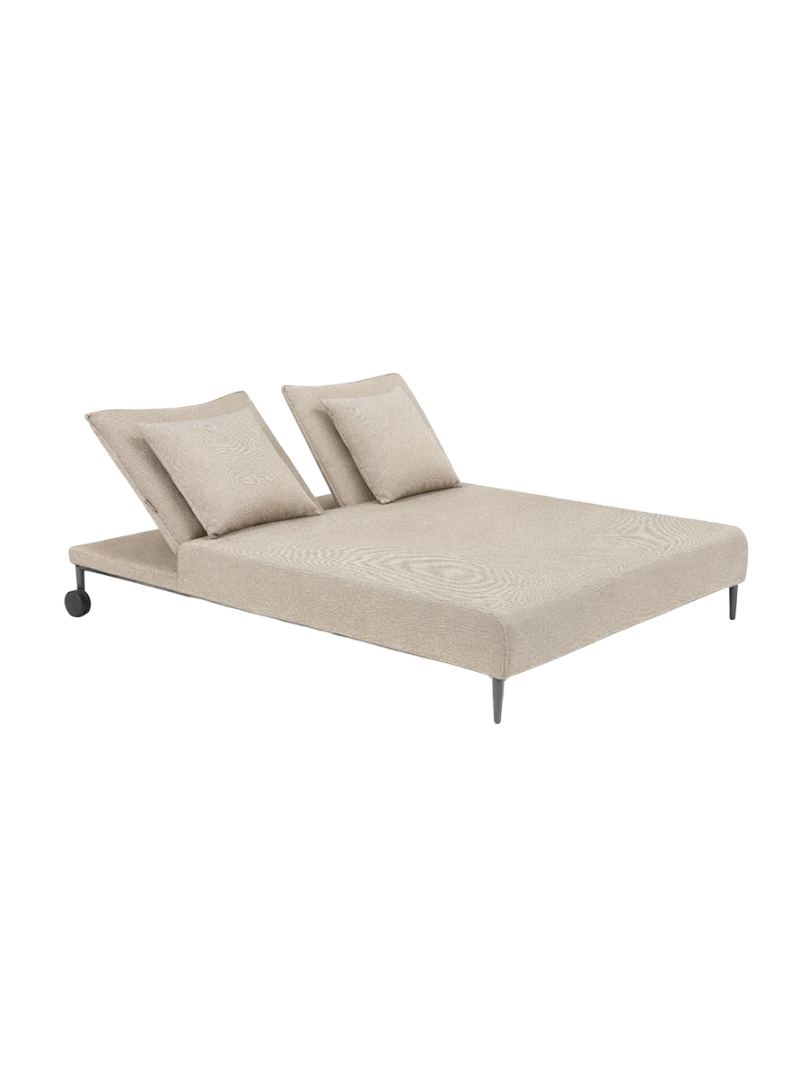 
Premium Double Lounger "Saint Tropez" - Cream