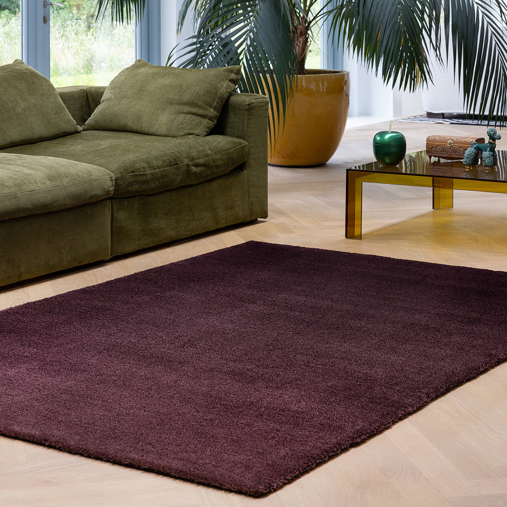 
Hochflor Designer Teppich „Shade Low“ - aus 100% reiner Schurwolle - 200 x 300 cm / Dark Beige/Chocolate