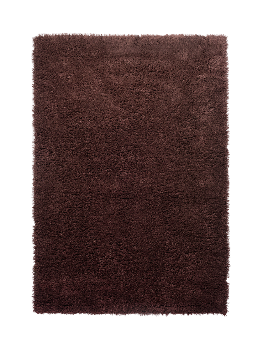 
Hochflor Designer Teppich „Shade High“ - aus 100% reiner Schurwolle - 170 x 240 cm / Dark Beige/Chocolate