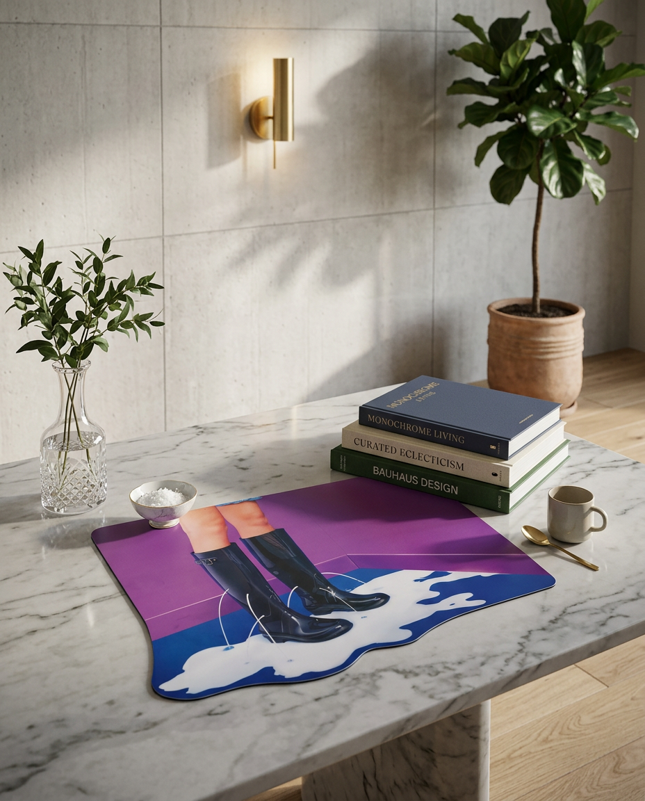 
Set de table design « Toiletpaper Milky Boots »