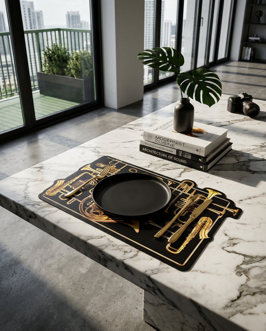 
Set de table design "Toiletpaper Trumpets"