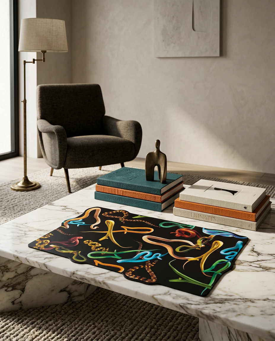 
Set de table design « Toiletpaper Snakes »