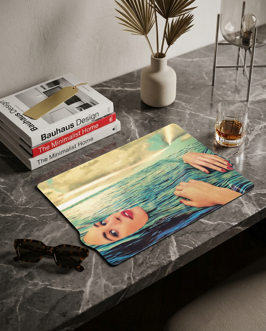
Designer Table Set "Toiletpaper Seakgirl"