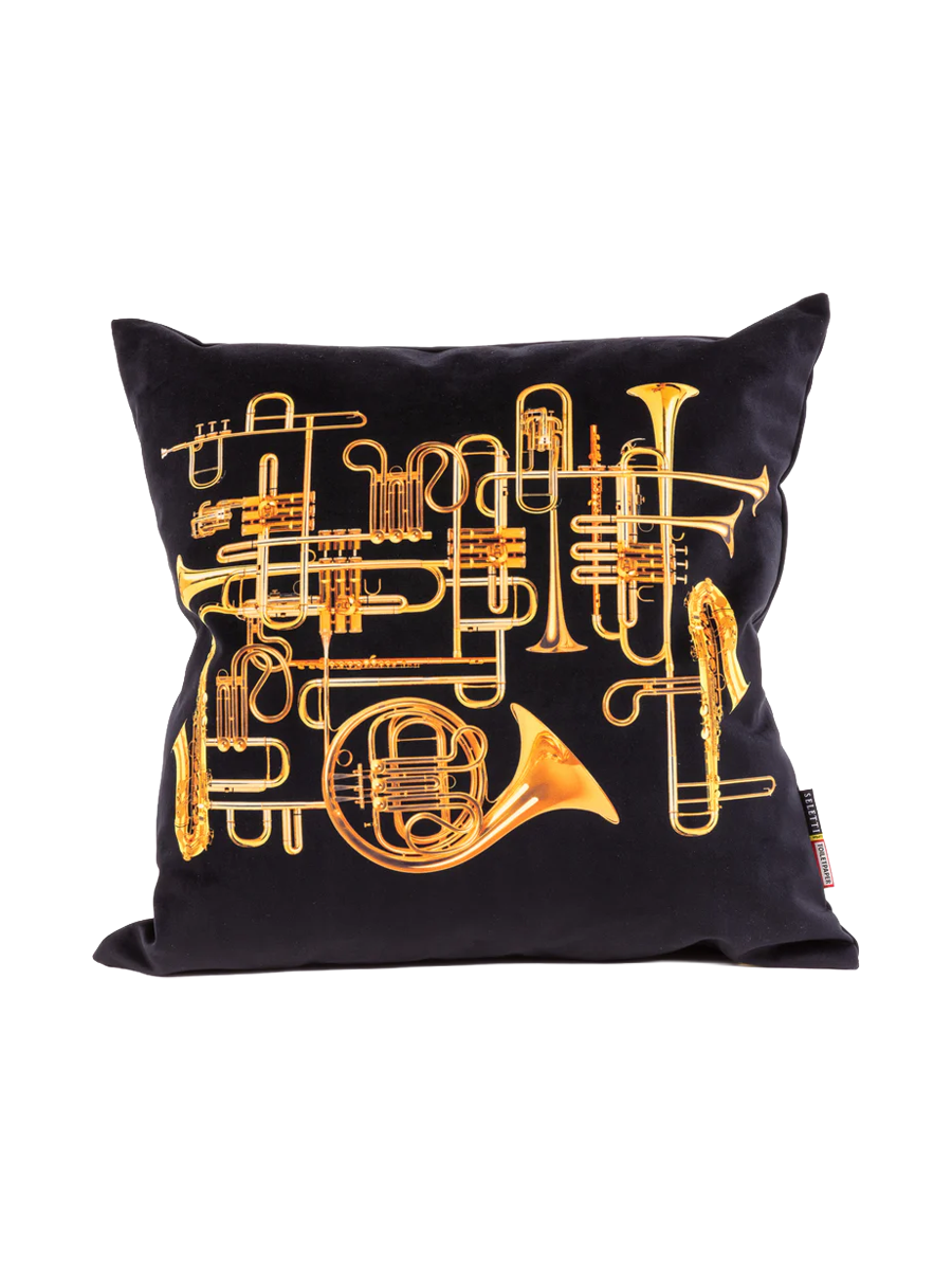 
Designer Cushion "Toiletpaper Trumpets"