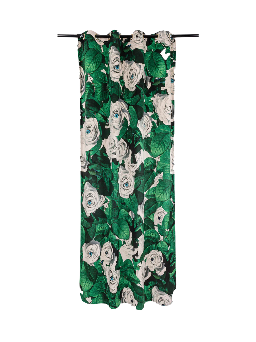 
Designer Shower Curtain "Toiletpaper Roses"