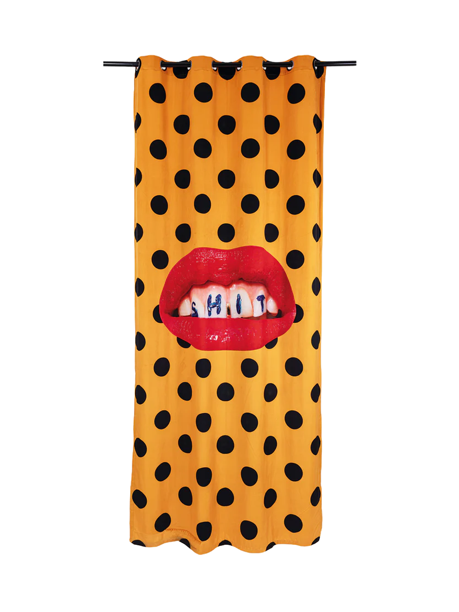 
Designer Shower Curtain "Toiletpaper Shit"