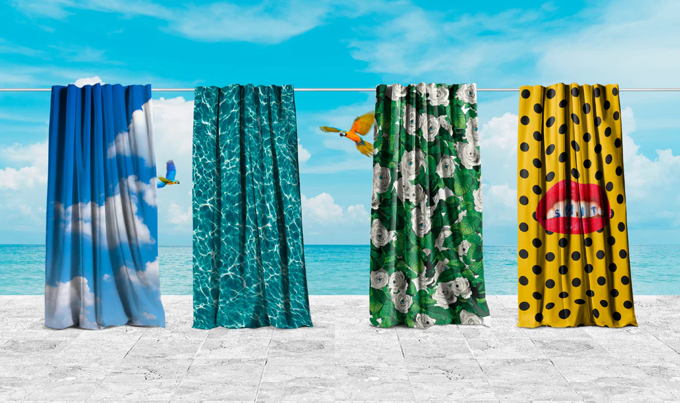 
Designer Shower Curtain "Toiletpaper Water"