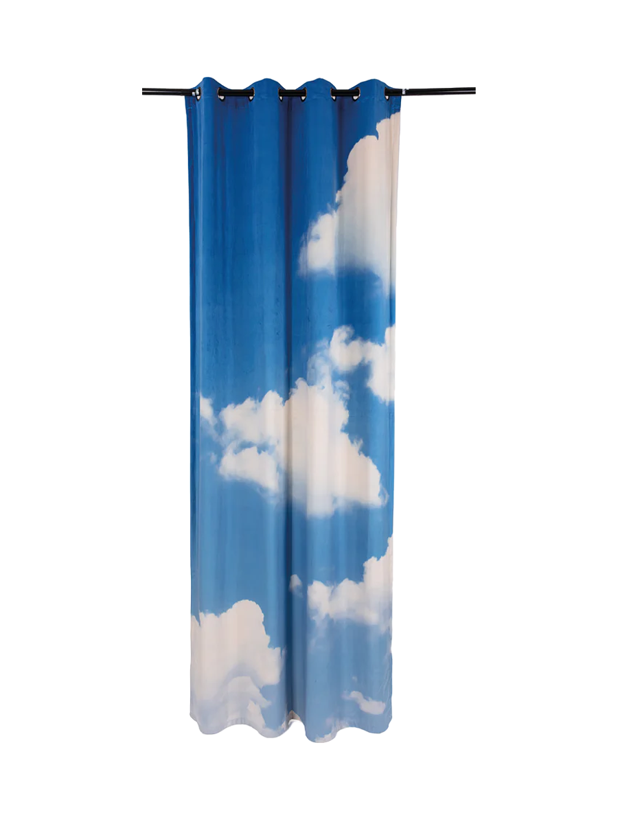 
Designer Shower Curtain "Toiletpaper Cloud" - Left