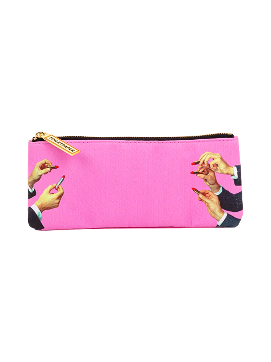 
Trousse à crayons design « Toiletpaper Lipsticks Pink »