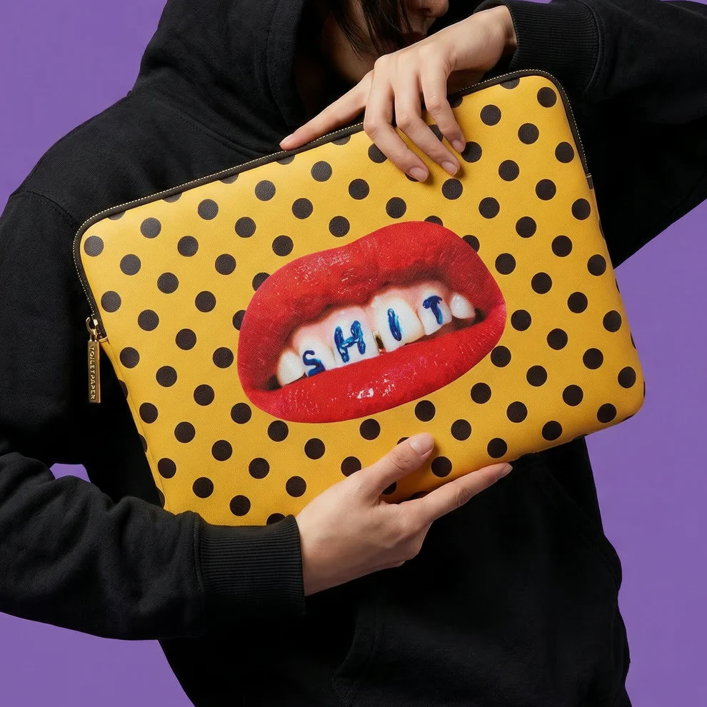 
Housse d’ordinateur portable design « Toiletpaper Shit »