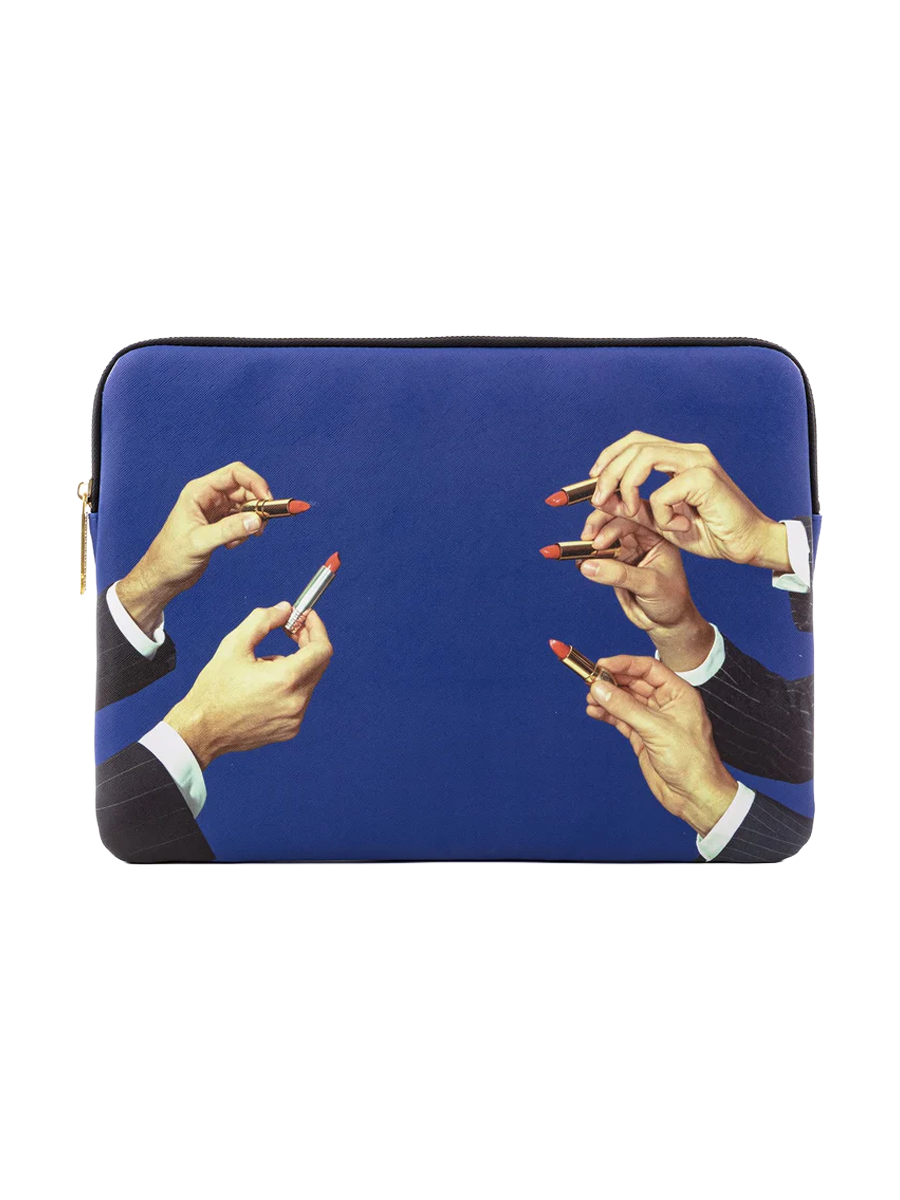 
Housse de protection pour ordinateur portable « Toiletpaper Lipsticks Blue »
