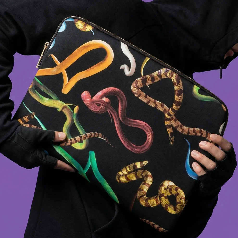 
Housse pour ordinateur portable design « Toiletpaper Snake »