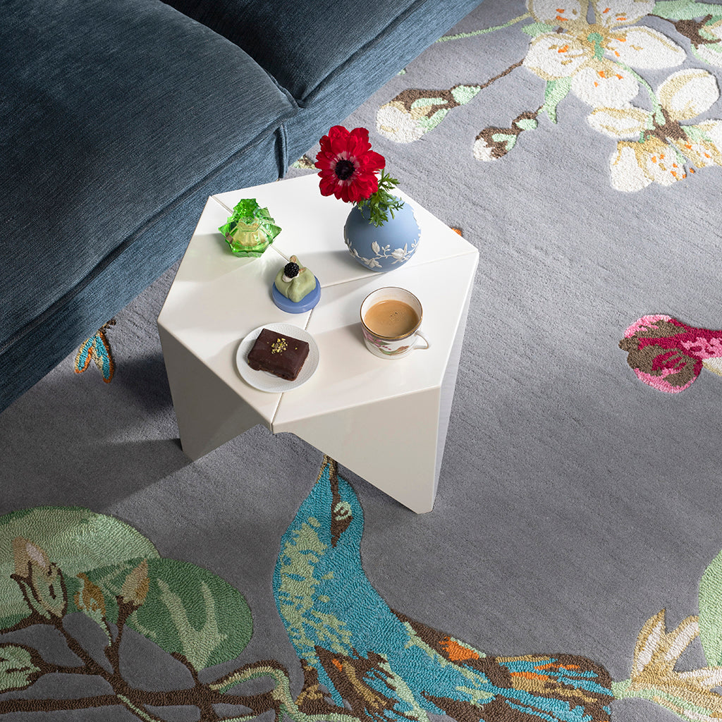 
Tapis en laine tufté à la main « Hummingbird », différentes tailles - 120 x 180 cm / Gris