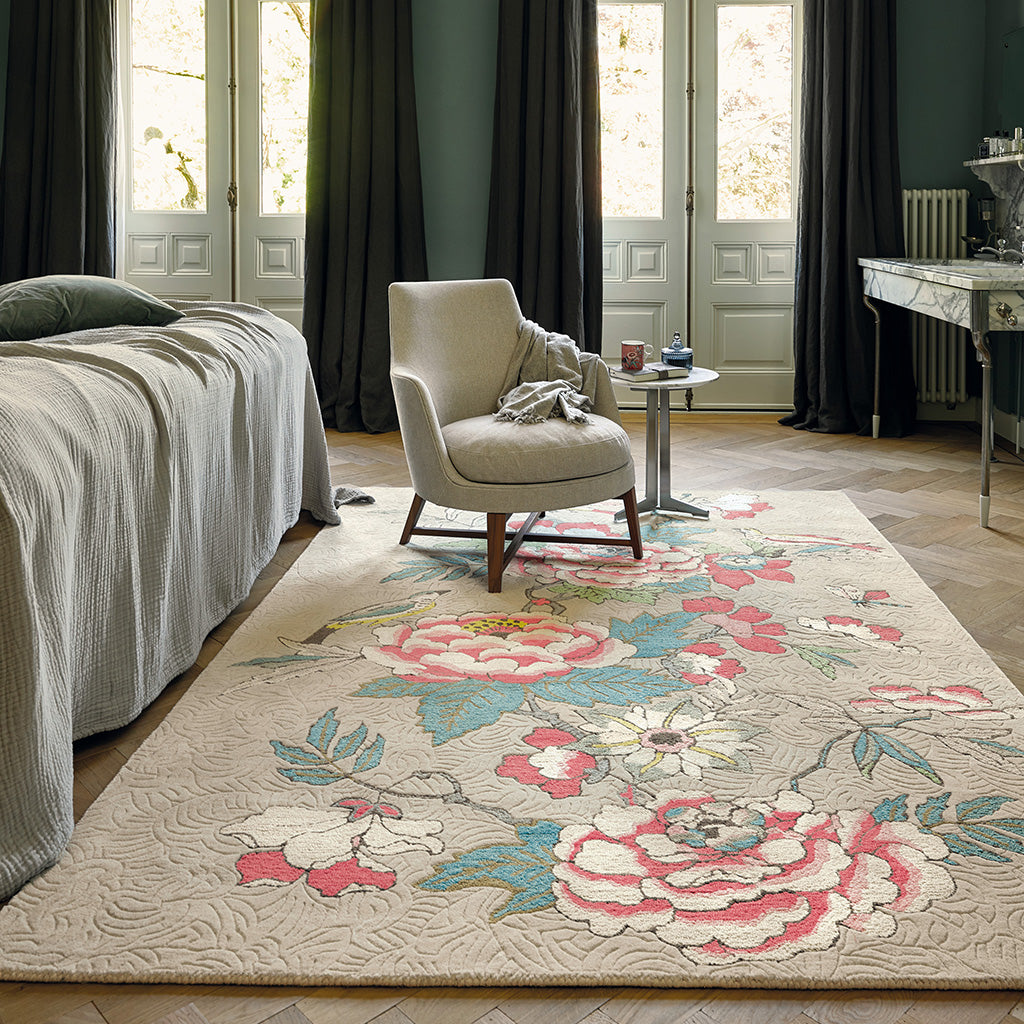 
Tapis design tufté main « Paeonia », différentes tailles - 120 x 180 cm