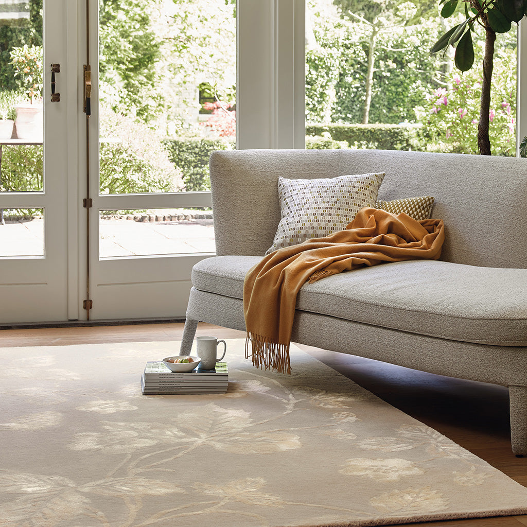 
Tapis design tufté à la main « Wild Strawberry », différentes tailles - 120 x 180 cm / Crème