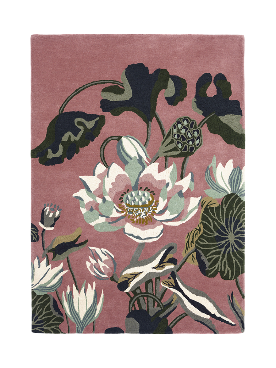 
Tapis en laine tufté à la main « Waterlily », diverses tailles - 120 x 180 cm / Rose poudré