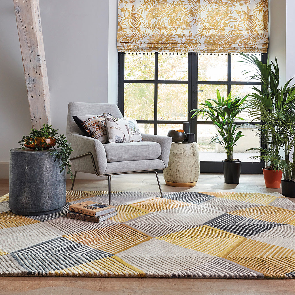 
"Rhythm" Designer Rug - Hand-tufted, 100% Pure New Wool - 140 x 200 cm