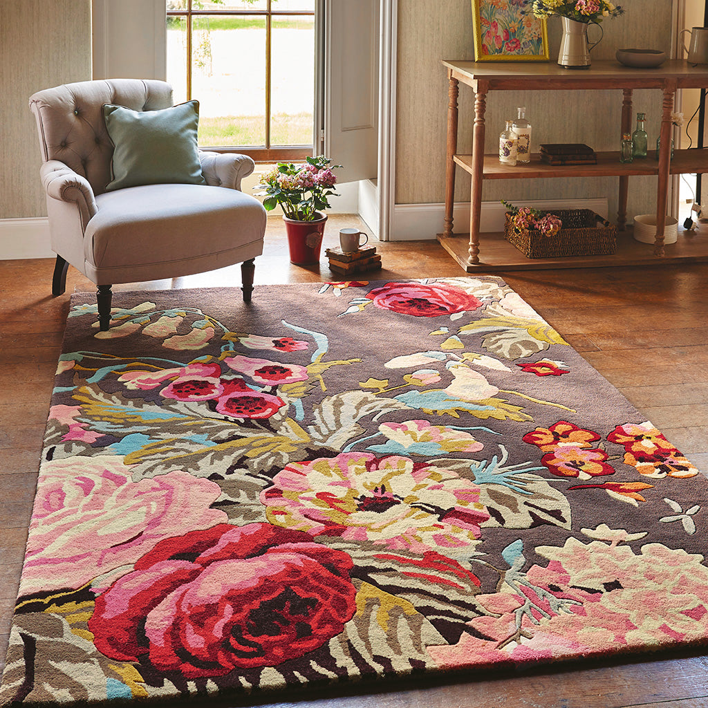 
Tapis design « Stapleton Park » – tufté à la main, 100 % pure laine vierge - 140 x 200 cm / Palissandre