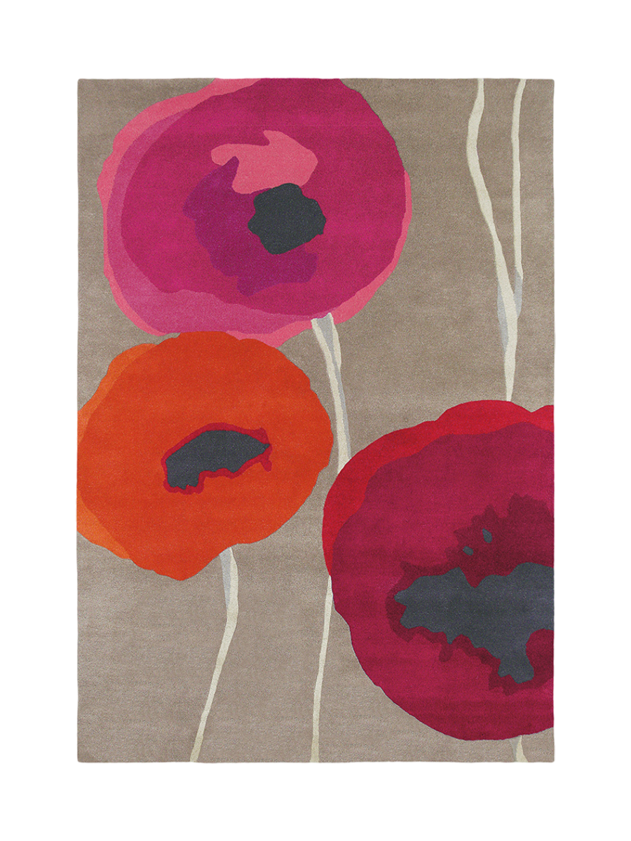 
Tapis design « Poppies » - tufté à la main, 100 % pure laine vierge - 140 x 200 cm